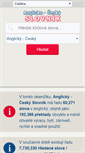 Mobile Screenshot of anglickyceskoslovnik.com